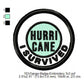 Hurricane Helene Storm Cyclone Merit Badge Machine Embroidery Digitized Design Files