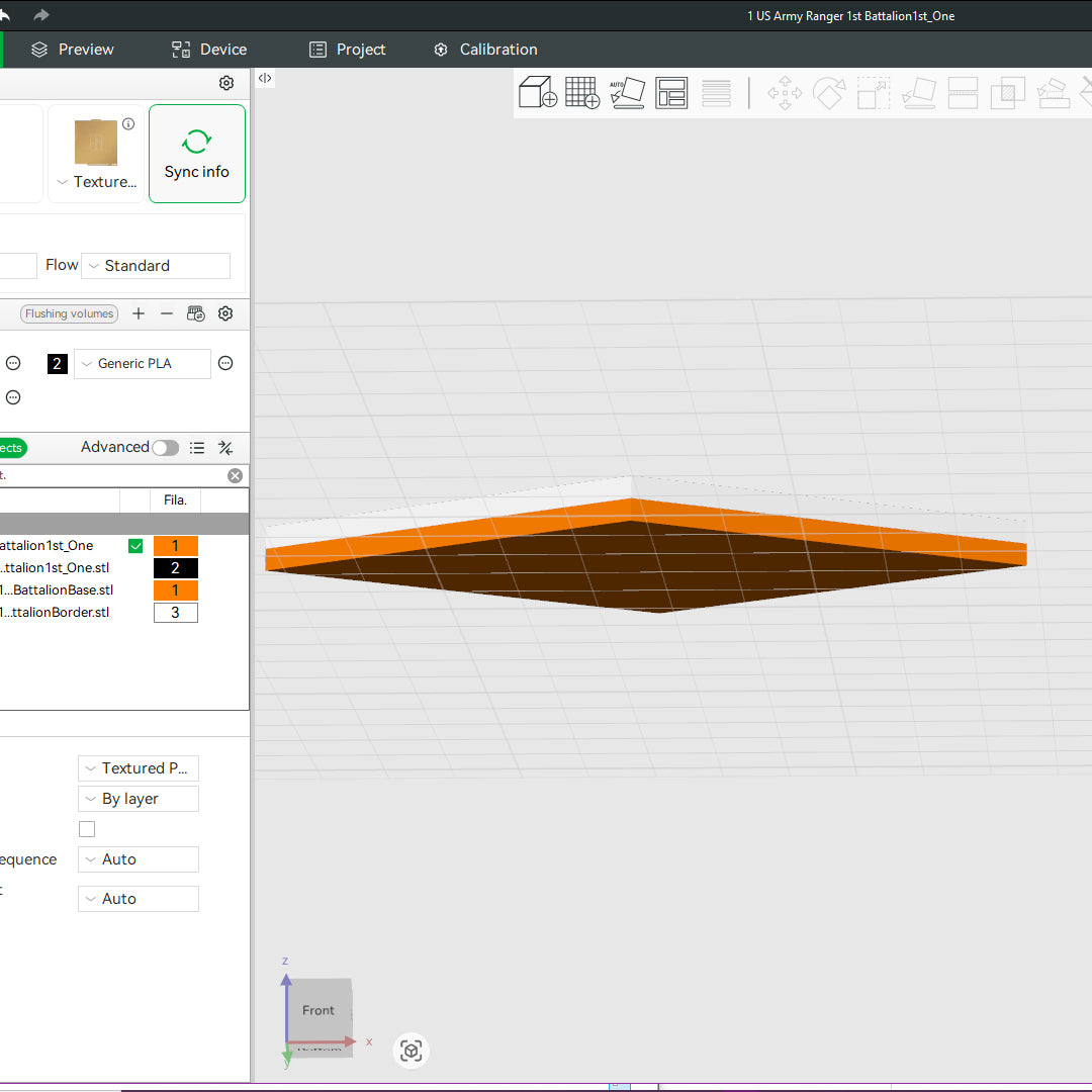 US Army Ranger 1st Battalion Officer Insignia Emblem Symbols 3D STL Files For 3D Printing Using 3D Printer Machines