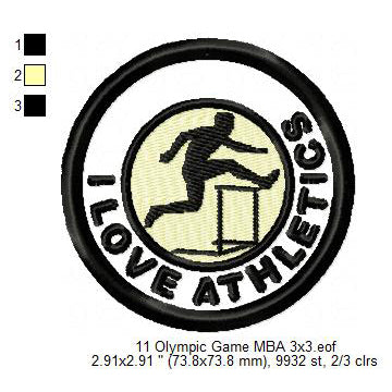 Olympic Sports Athletics Hurdling Acrobatic Gymnastics Badminton Baseball5 Beach Handball Volleyball Wrestling Silhouette Machine Embroidery Digitized Design Files