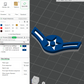 US Air Force USAF E2 Airman, E3 Airman 1st Class, E4 Senior Airman Rank Insignia Emblem Symbol 3D STL Files For 3D Printing Using 3D Printer