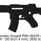 USA Popular Weapons Guns Rifles Silhouette Shadow Machine Embroidery Digitized Design Files | Dst | Pes | Hus | VP3 (Copy)