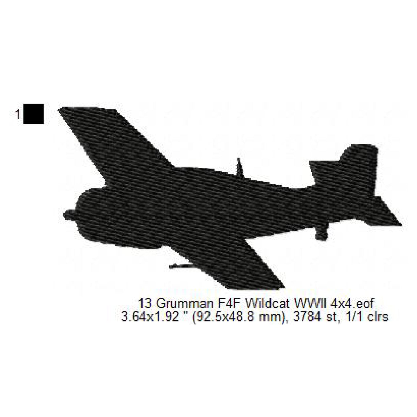 Chance Vought F4U Corsair, Grumman TBF Avenger, Grumman F4F Wildcat, Consolidated PBY Catalina, Douglas SBD Dauntless WWII US Navy Aircrafts Silhouette Set Machine Embroidery Digitized Design Files (Copy)
