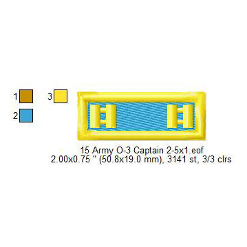 US Army O-3 Captain Mess Uniform Insignia Symbols Emblems Patches Mach ...
