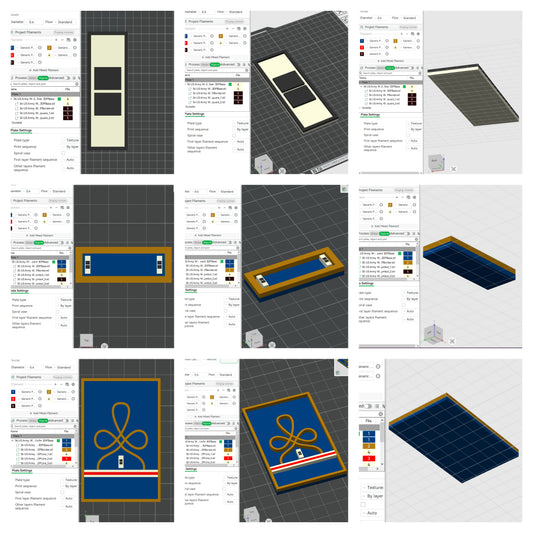 US Army Military W-2 Chief Warrant Officer Board Mess Uniform Insignia Emblem Symbols 3D STL Files For 3D Printing Using 3D Printer Machines