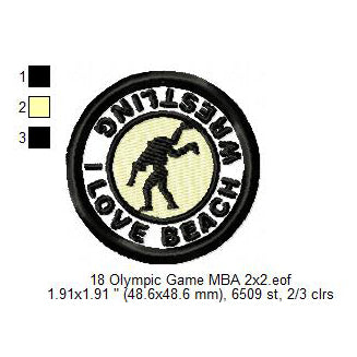 Olympic Sports Athletics Hurdling Acrobatic Gymnastics Badminton Baseball5 Beach Handball Volleyball Wrestling Silhouette Machine Embroidery Digitized Design Files