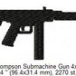 USA Popular Weapons Guns Rifles Silhouette Shadow Machine Embroidery Digitized Design Files | Dst | Pes | Hus | VP3 (Copy)