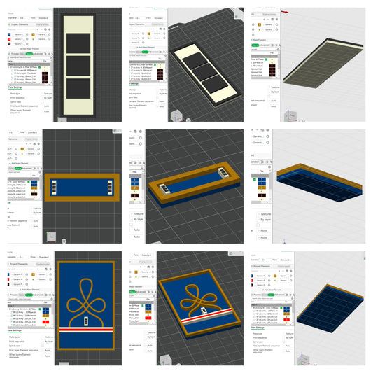 US Army Military W-3 Chief Warrant Officer Board Mess Uniform Insignia Emblem Symbols 3D STL Files For 3D Printing Using 3D Printer Machines