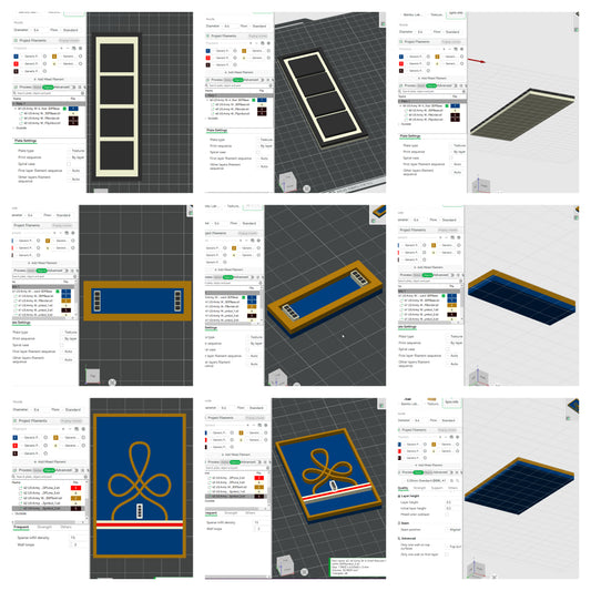 US Army Military W-4 Chief Warrant Officer Board Mess Uniform Insignia Emblem Symbols 3D STL Files For 3D Printing Using 3D Printer Machines