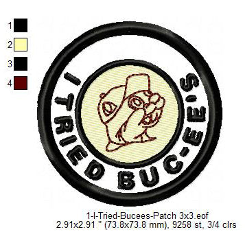 I Tried Buc-ee's Merit Adulting Badge Patch Machine Embroidery Digitized Design Files