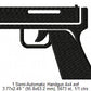 USA Popular Weapons Guns Rifles Silhouette Shadow Machine Embroidery Digitized Design Files | Dst | Pes | Hus | VP3 (Copy)