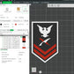 US Navy Cryptologic Technician 2nd Class CT2 Petty Officer Insignia Emblem Symbols 3D STL Files For 3D Printing Using 3D Printer Machines