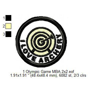 Olympic Sports Artistic Gymnastic Athletics Sprint High Long Jump Archery Silhouette Machine Embroidery Digitized Design Files