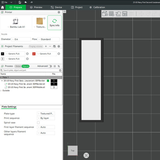 US Navy First Second Lieutenant Pattie Officer Insignia Emblem Symbols 3D STL Files For 3D Printing Using 3D Printer Machines (Copy)