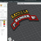 US Army 1st Ranger Bn Ranger Battalion Officer Insignia Emblem Symbols 3D STL Files For 3D Printing Using 3D Printer Machines