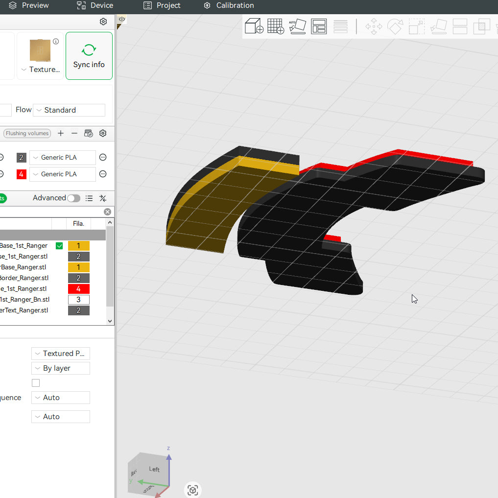 US Army 1st Ranger Bn Ranger Battalion Officer Insignia Emblem Symbols 3D STL Files For 3D Printing Using 3D Printer Machines