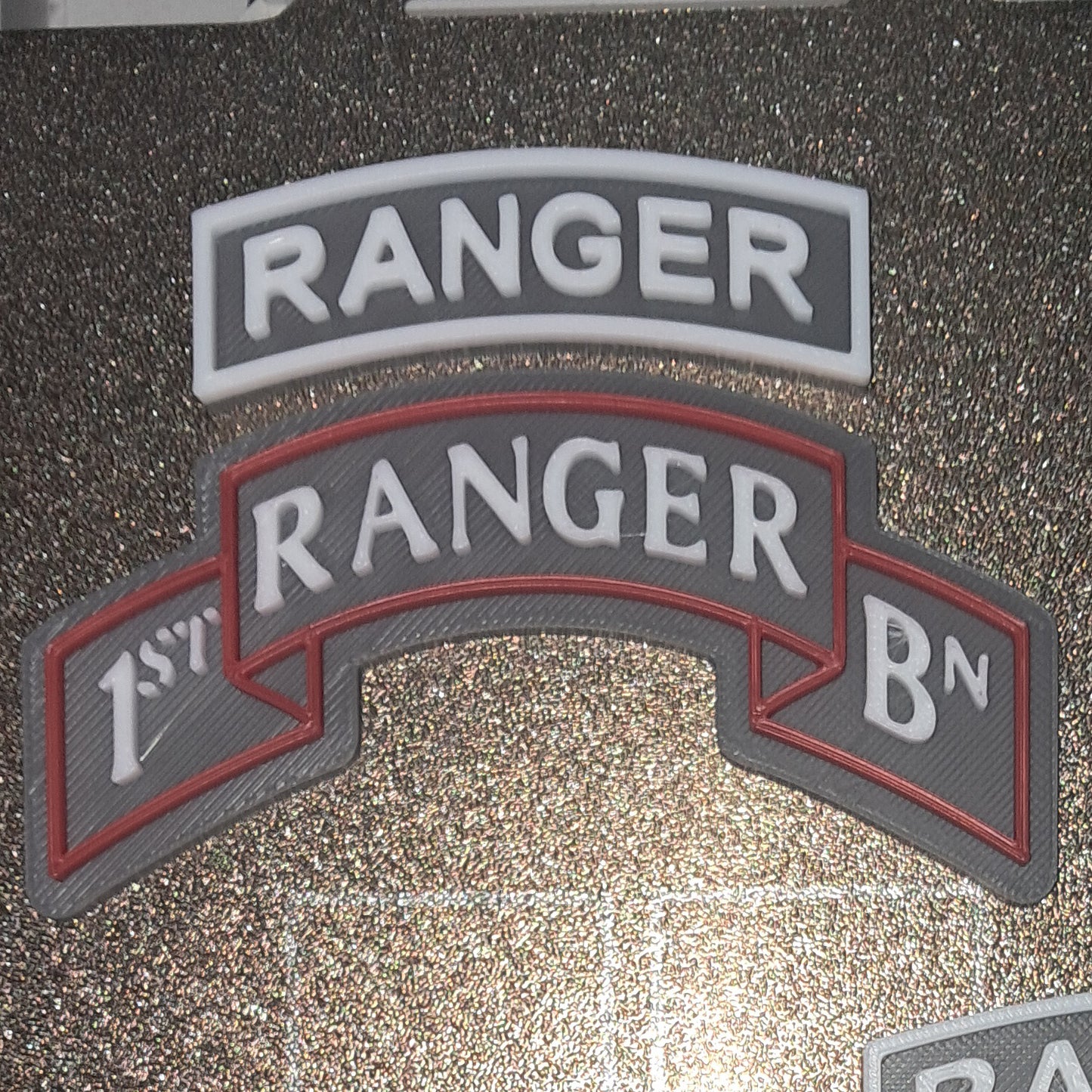 US Army 1st Ranger Bn Ranger Battalion Officer Insignia Emblem Symbols 3D STL Files For 3D Printing Using 3D Printer Machines