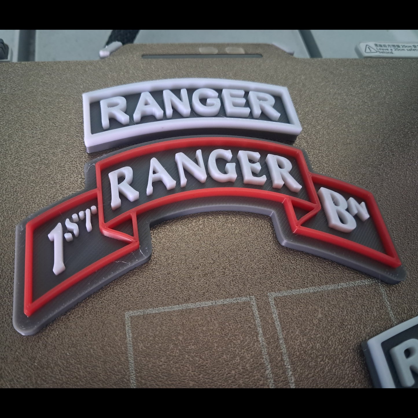 US Army 1st Ranger Bn Ranger Battalion Officer Insignia Emblem Symbols 3D STL Files For 3D Printing Using 3D Printer Machines