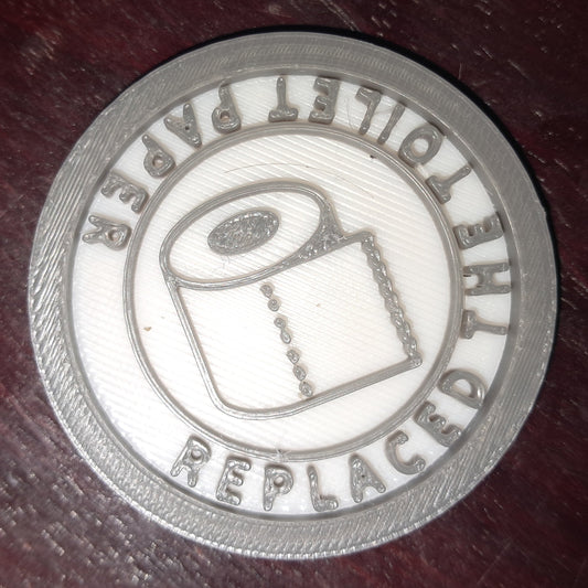 Replaced The Toilet Paper MBA Merit Badges 3D STL Files For 3D Printing Using 3D Printer Machines