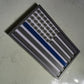 Thin Blue Line Flag Police Officer Remember Badge 3D STL Files For 3D Printing Using 3D Printer Machines