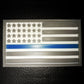 Thin Blue Line Flag Police Officer Remember Badge 3D STL Files For 3D Printing Using 3D Printer Machines