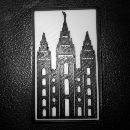 Salt Lake City Mormon LDS Temple 3D STL Files For 3D Printing Using 3D Printer Machines