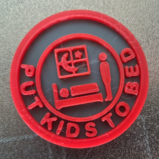 Put Kids To Bed Family Life Daily Life MBA Merit Badges 3D STL Files For 3D Printing Using 3D Printer Machines