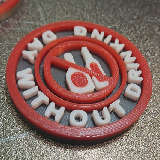 Day Without Drinking Awareness Daily Life MBA Merit Badges 3D STL Files For 3D Printing Using 3D Printer Machines