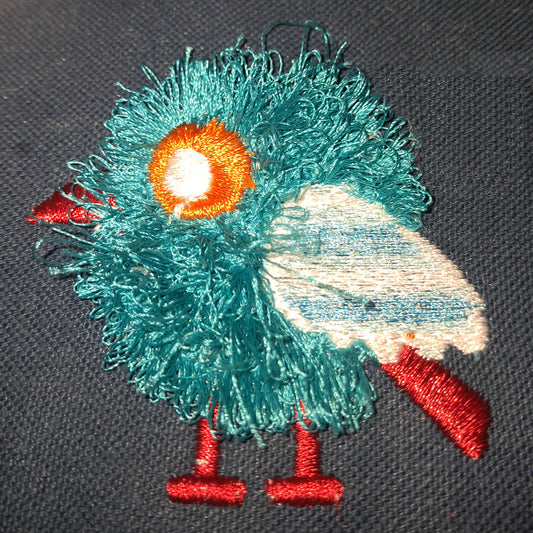 Fringe Little Cute Bird Machine Embroidery Digitized Design Files