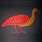 Fringe Flamingo Bird Machine Embroidery Digitized Design Files