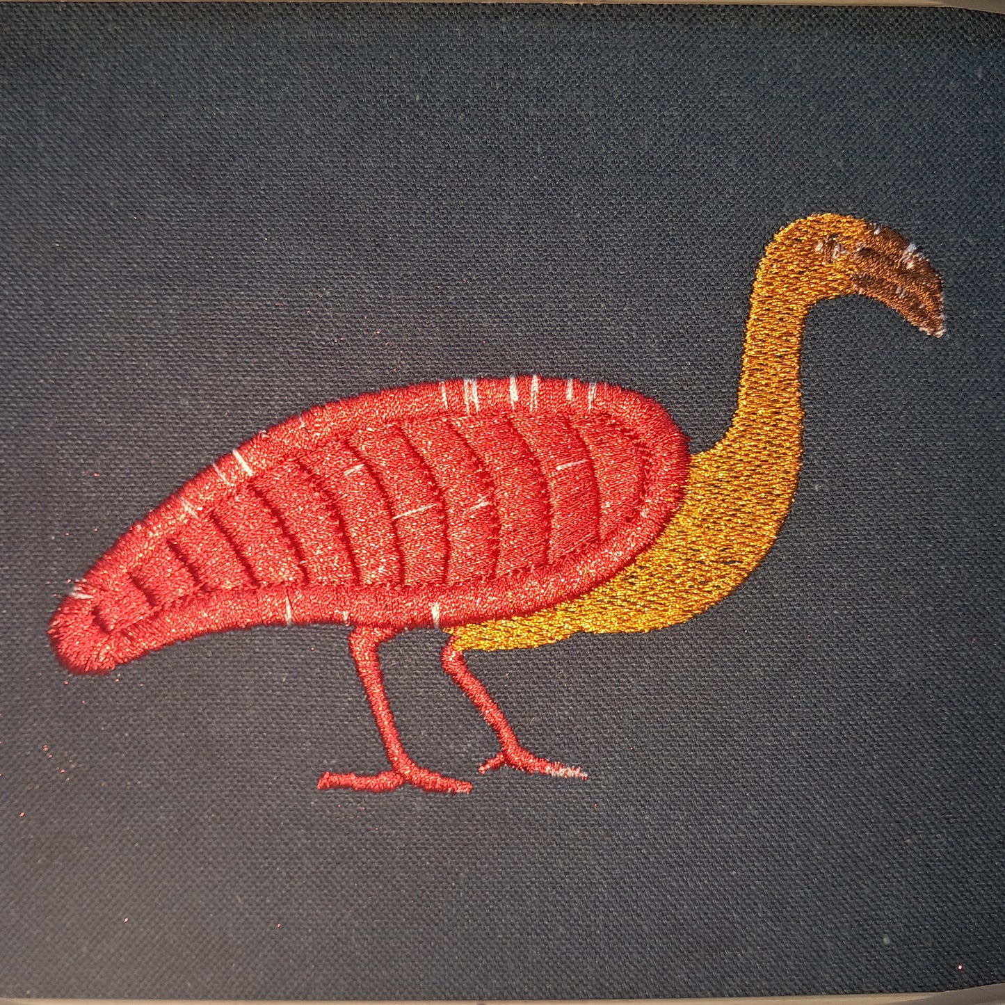 Fringe Flamingo Bird Machine Embroidery Digitized Design Files