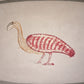Fringe Flamingo Bird Machine Embroidery Digitized Design Files