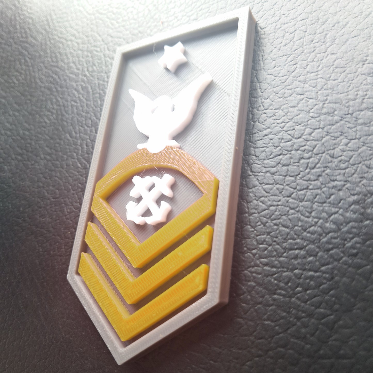 US Navy Senior Chief Petty Officer Insignia Symbols 3D STL Files For 3D Printing Using 3D Printer Machines