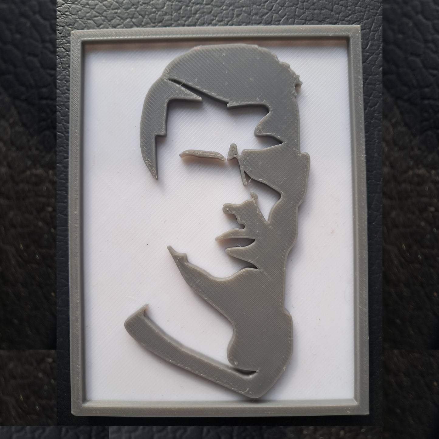 Cristiano Ronaldo CR7 Face Silhouette 3D STL Files For 3D Printing Using 3D Printer Machines