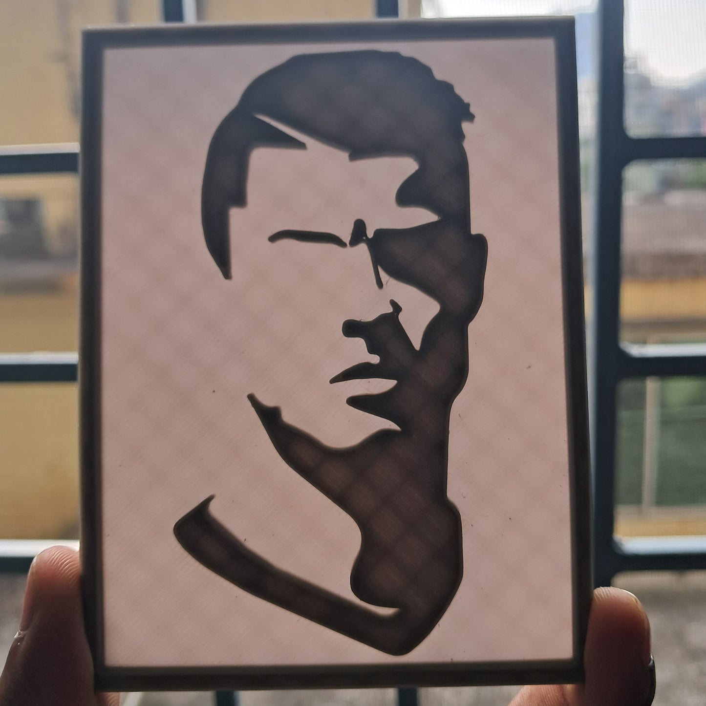 Cristiano Ronaldo CR7 Face Silhouette 3D STL Files For 3D Printing Using 3D Printer Machines