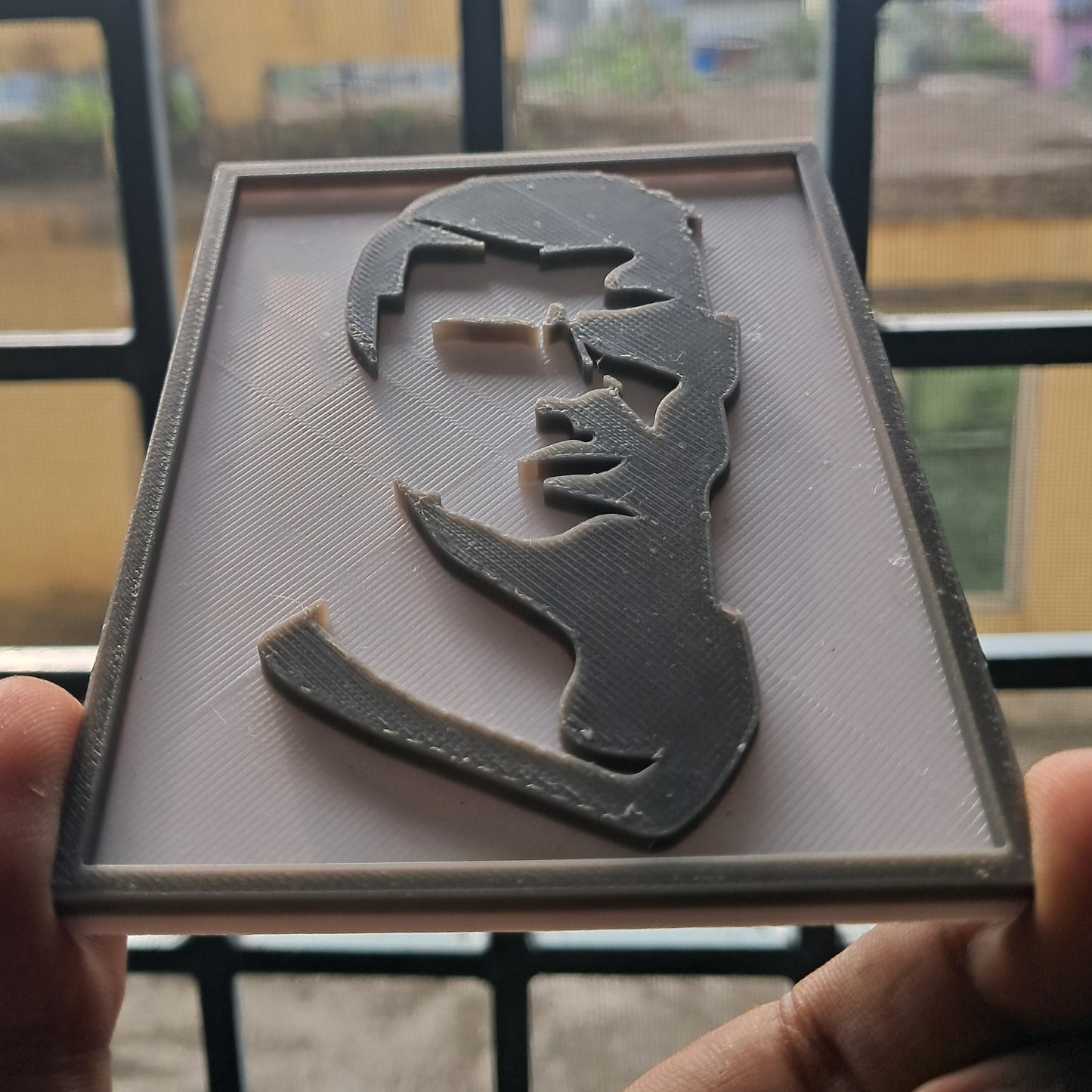 Cristiano Ronaldo CR7 Face Silhouette 3D STL Files For 3D Printing Using 3D Printer Machines