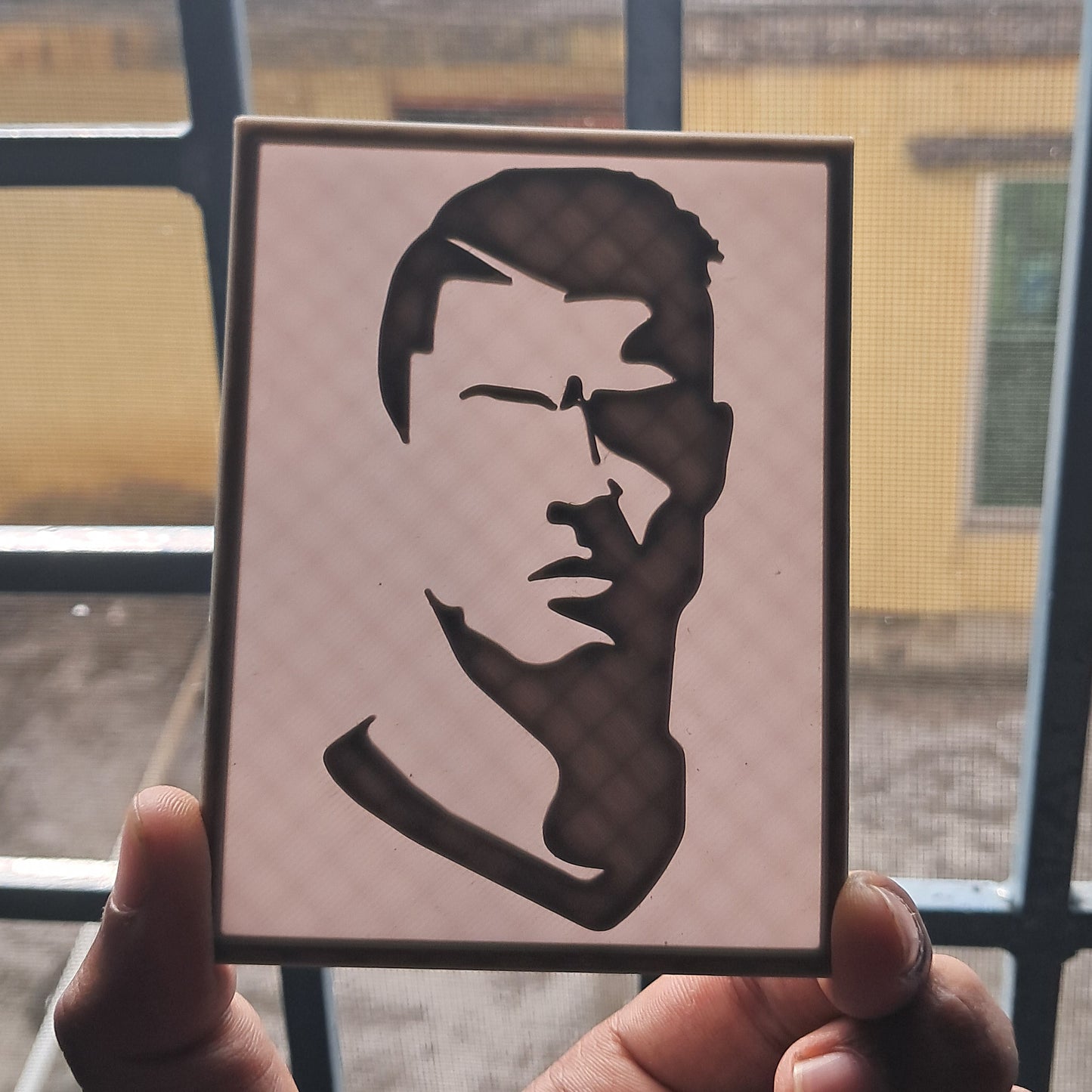 Cristiano Ronaldo CR7 Face Silhouette 3D STL Files For 3D Printing Using 3D Printer Machines