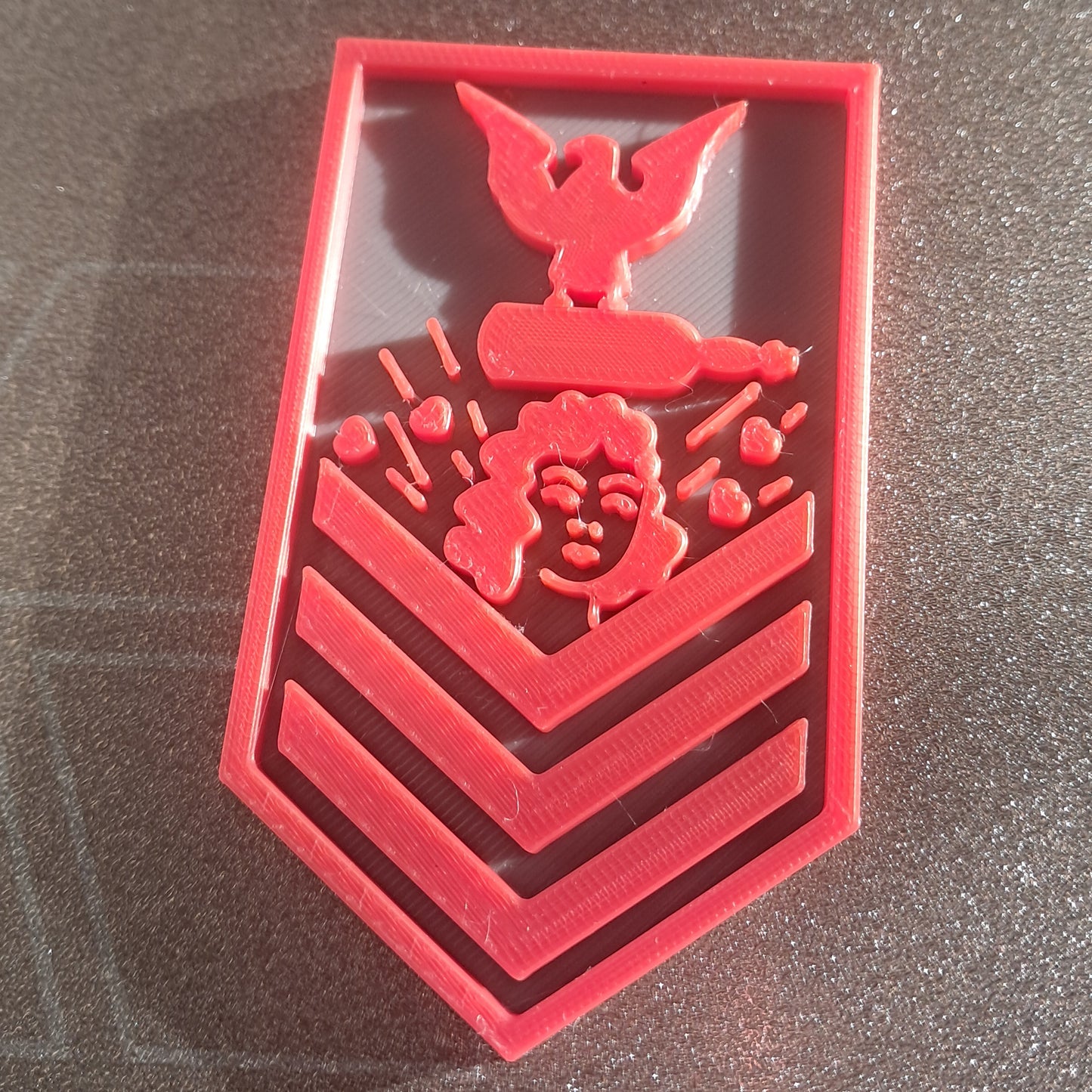 US Navy Hospital Corpsman HM1 Petty Officer Insignia Symbols 3D STL Files For 3D Printing Using 3D Printer Machines