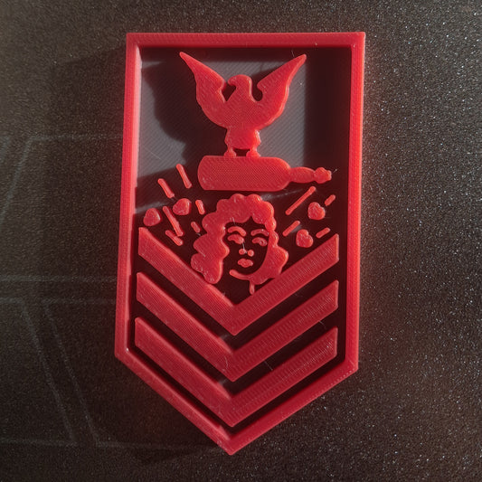 US Navy Hospital Corpsman HM1 Officer Insignia Symbols 3D STL Files For 3D Printing Using 3D Printer Machines (Copy)