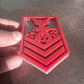 US Navy Hospital Corpsman HM1 Petty Officer Insignia Symbols 3D STL Files For 3D Printing Using 3D Printer Machines