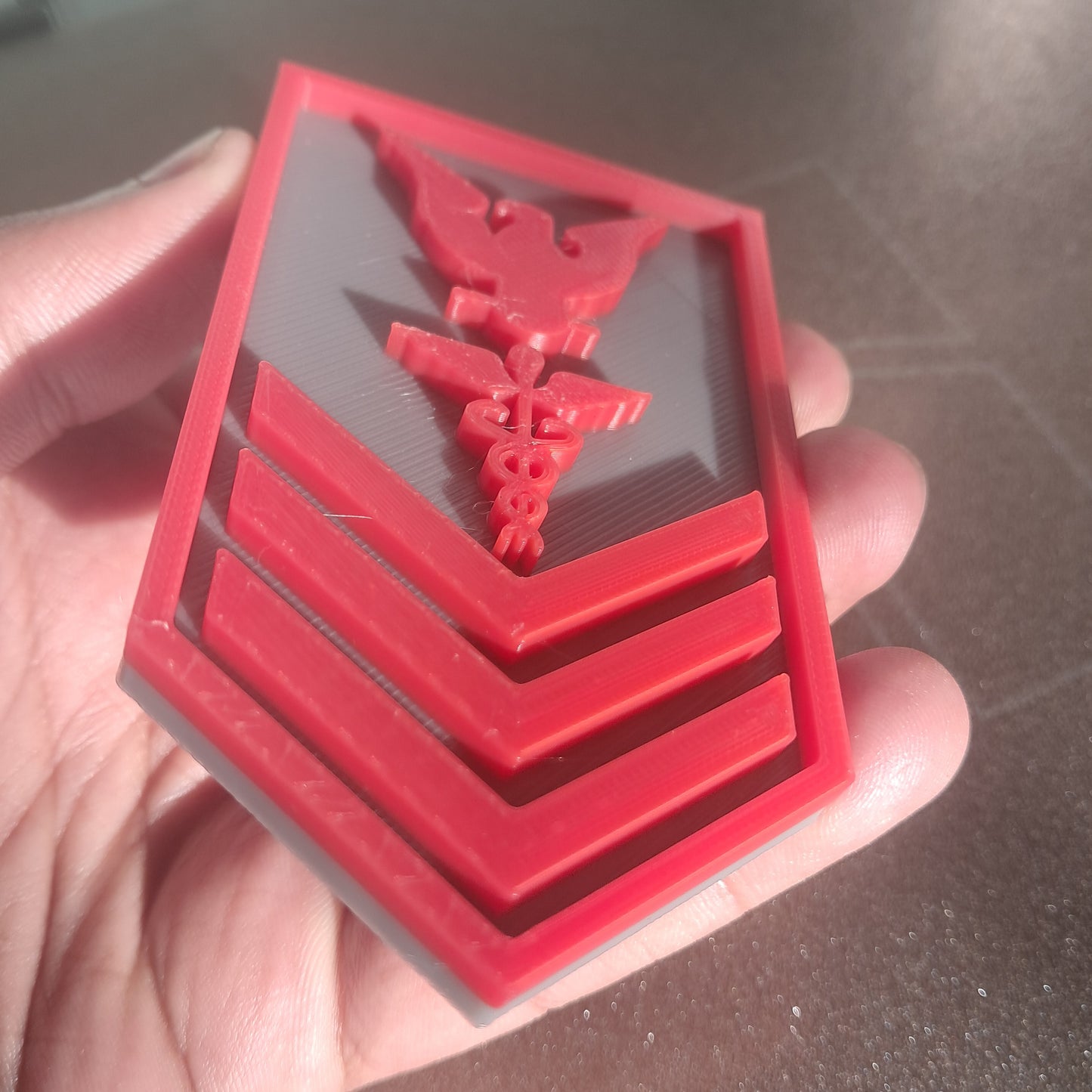 US Navy Hospital Corpsman HM1 Petty Officer Insignia Symbols 3D STL Files For 3D Printing Using 3D Printer Machines