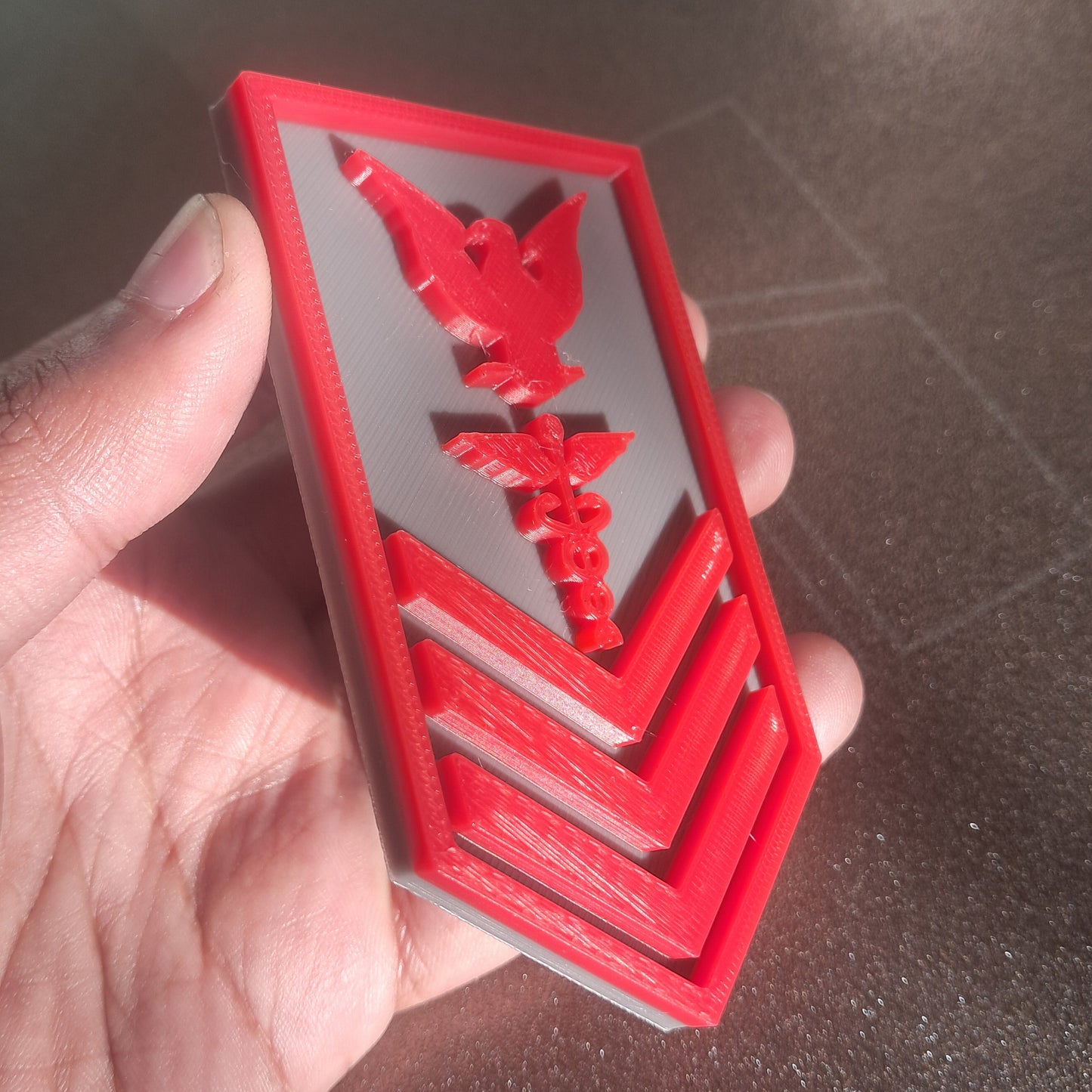 US Navy Hospital Corpsman HM1 Petty Officer Insignia Symbols 3D STL Files For 3D Printing Using 3D Printer Machines