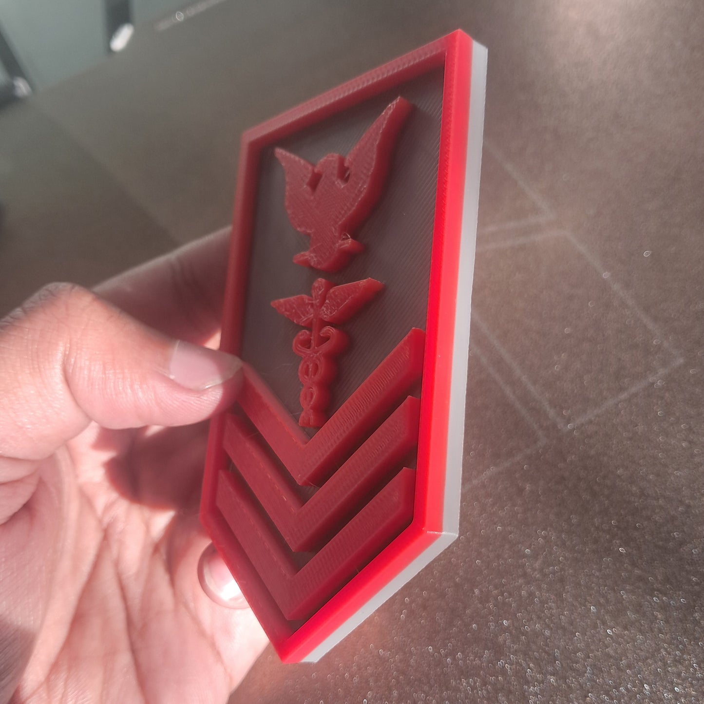 US Navy Hospital Corpsman HM1 Petty Officer Insignia Symbols 3D STL Files For 3D Printing Using 3D Printer Machines