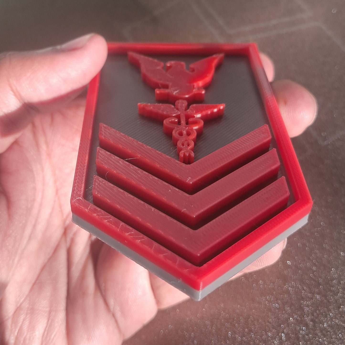 US Navy Hospital Corpsman HM1 Petty Officer Insignia Symbols 3D STL Files For 3D Printing Using 3D Printer Machines