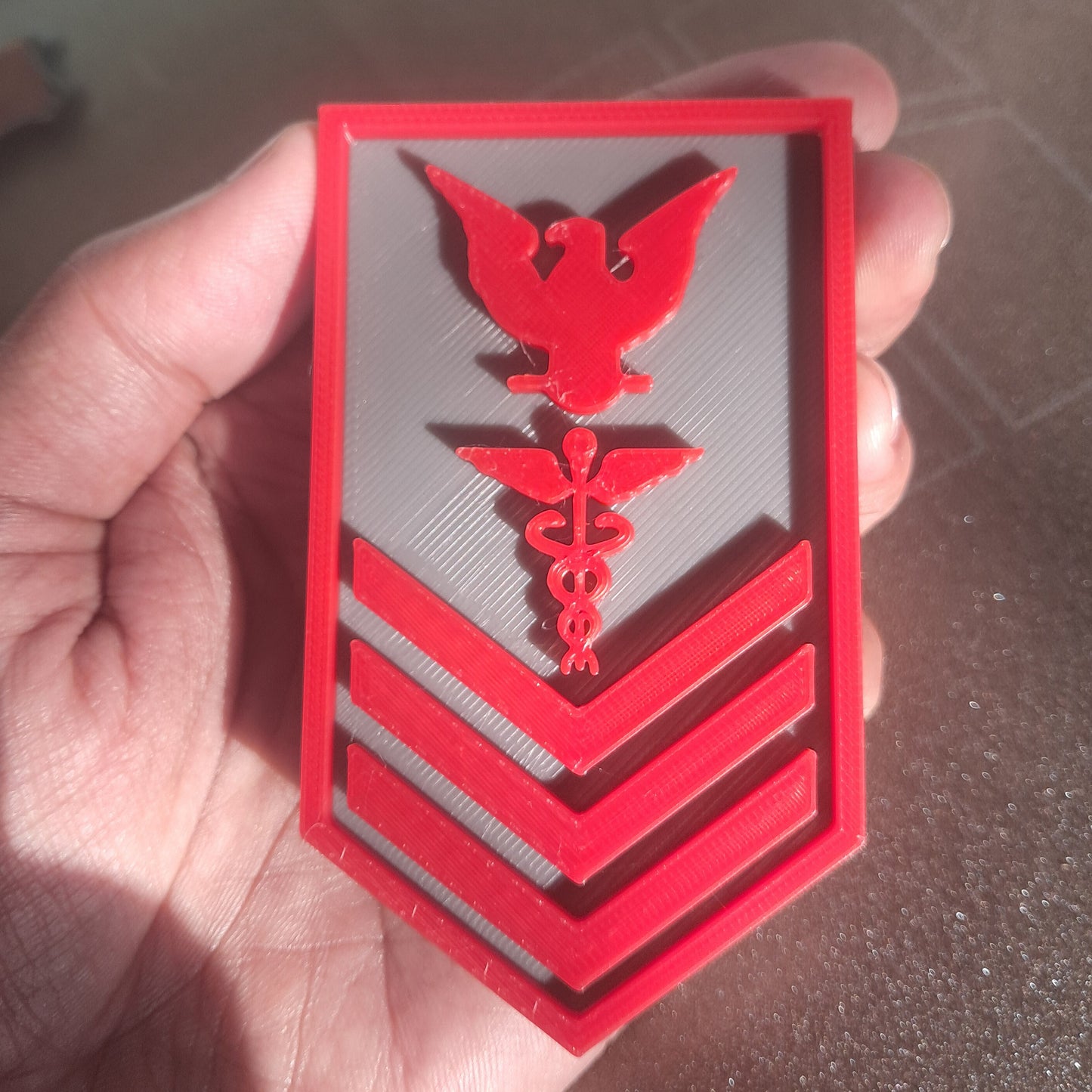 US Navy Hospital Corpsman HM1 Petty Officer Insignia Symbols 3D STL Files For 3D Printing Using 3D Printer Machines