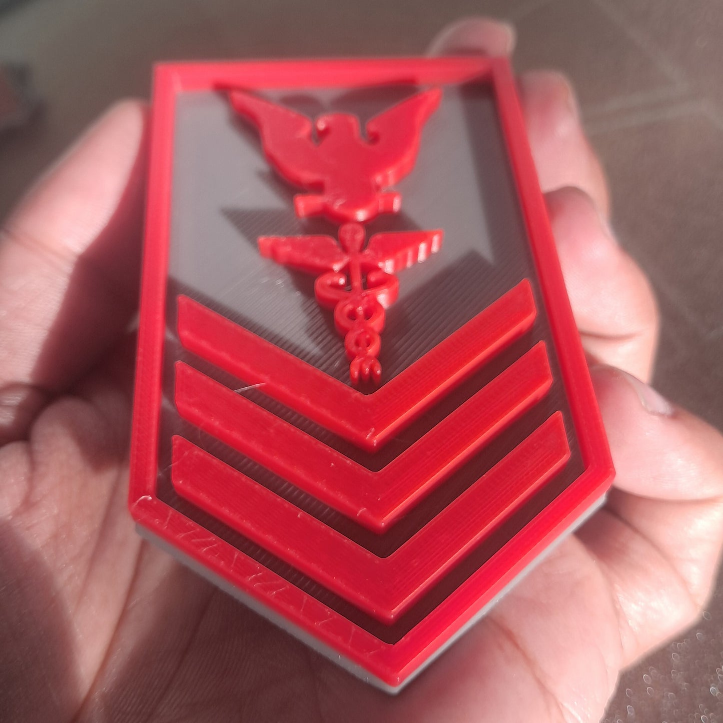 US Navy Hospital Corpsman HM1 Petty Officer Insignia Symbols 3D STL Files For 3D Printing Using 3D Printer Machines