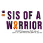 Sis of a Warrior Hand CRPS Awareness Slogans Machine Embroidery Digitized Design Files