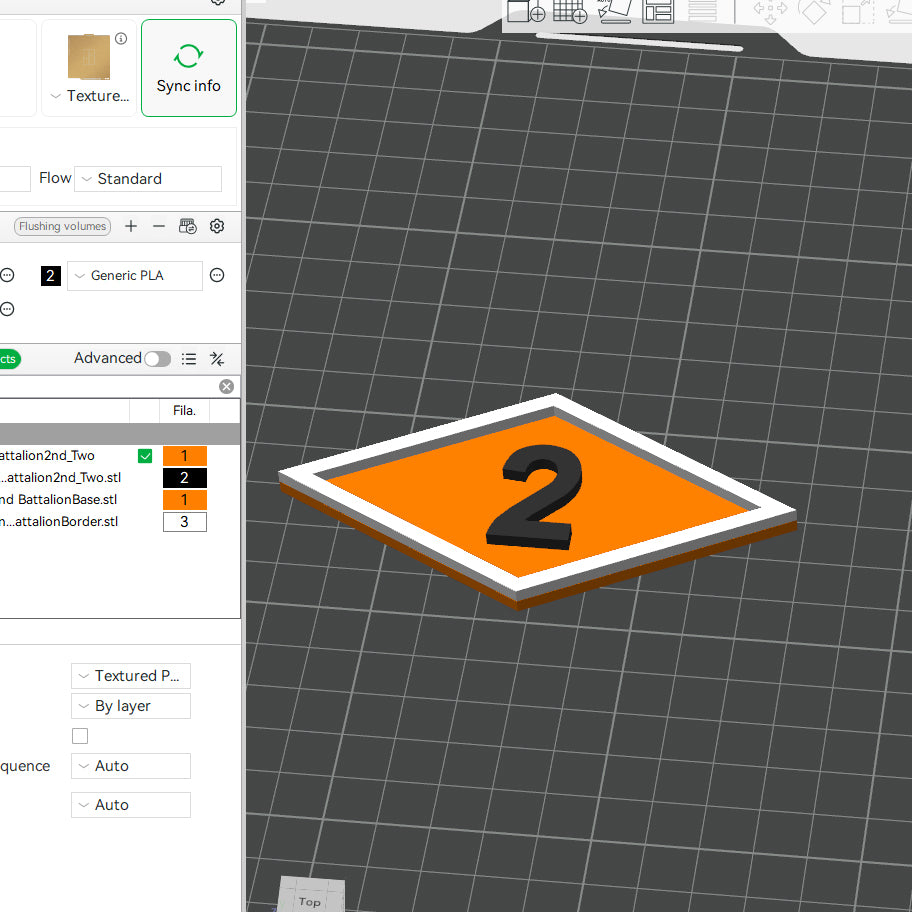 US Army Ranger 2nd Battalion Officer Insignia Emblem Symbols 3D STL Files For 3D Printing Using 3D Printer Machines