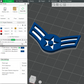 US Air Force USAF E2 Airman, E3 Airman 1st Class, E4 Senior Airman Rank Insignia Emblem Symbol 3D STL Files For 3D Printing Using 3D Printer