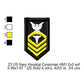 US Navy Hospital Corpsman HM1 Petty Officer Insignia Patch Machine Embroidery Digitized Design Files