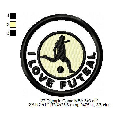 Olympic Sports Boxing Breaking Climbing Cycling BMX Racing Cycling Road Diving Equestrian Fencing Futsal Football Silhouette Badges Patches Machine Embroidery Digitized Design Files